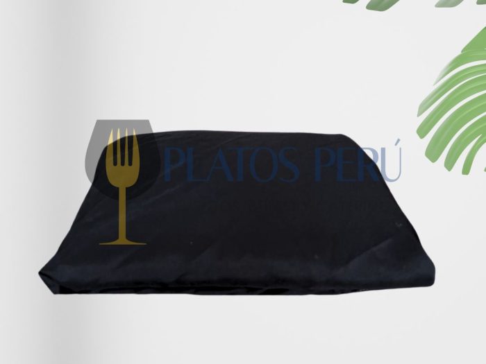 Mantel Negro para Mesa Rectangular