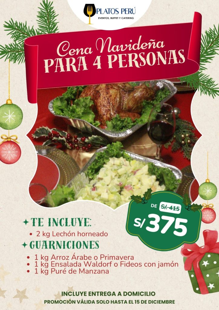 Cena Año Nuevo 4 personas